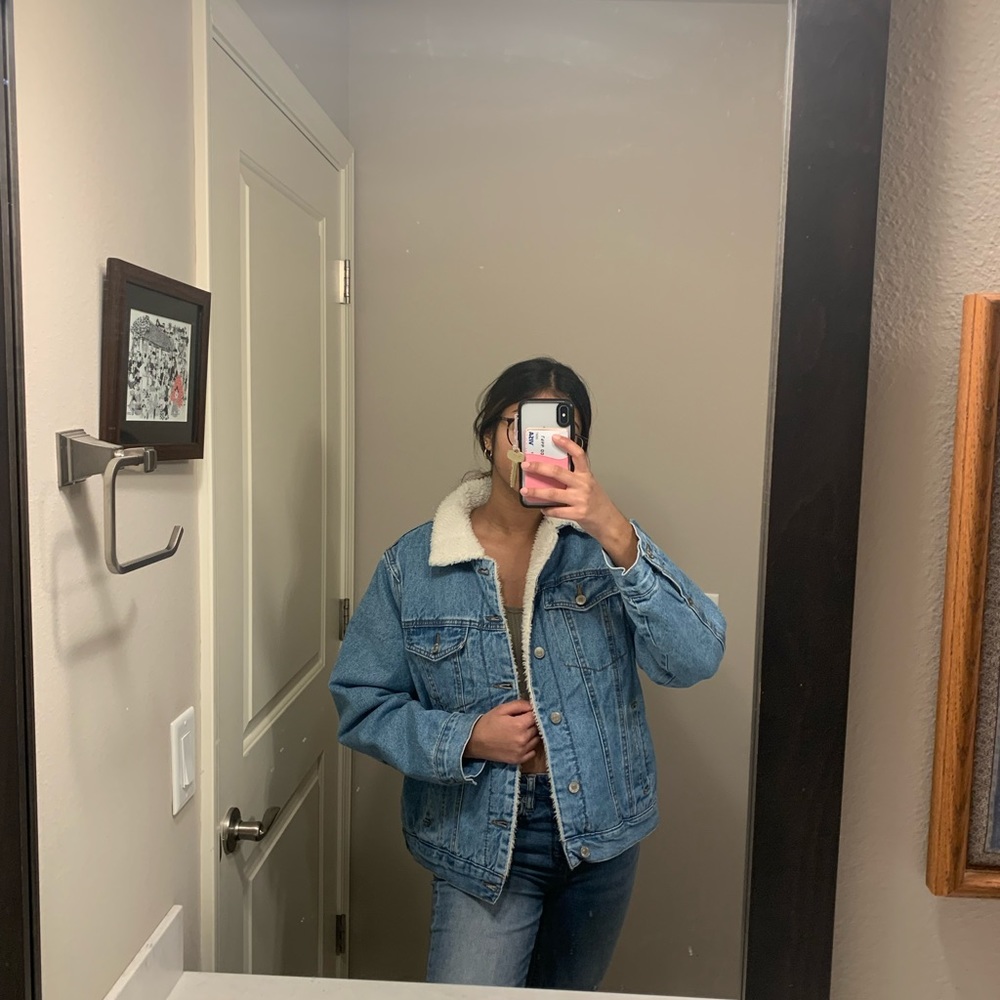 Blue denim jacket